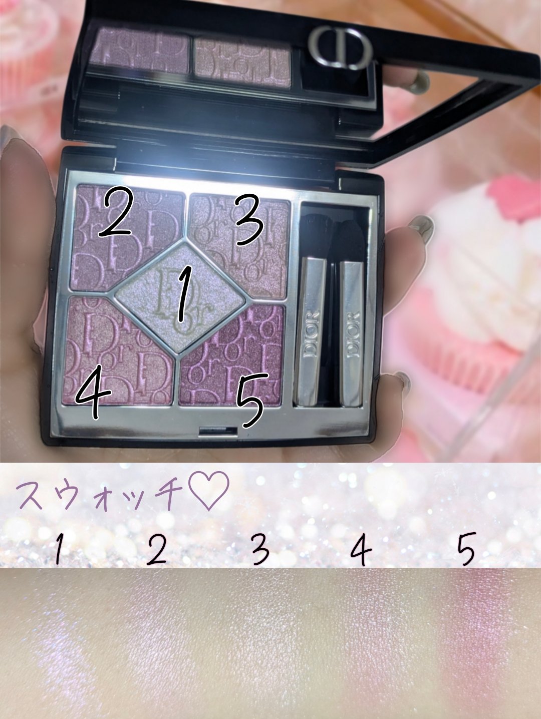 ディオールショウ サンク クルール（スプリング コレクション 2026 限定品）/Dior/アイシャドウを使ったクチコミ（3枚目）