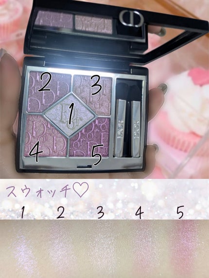 ディオールショウ サンク クルール(スプリング コレクション 2026 限定品)/Dior/アイシャドウを使ったクチコミ(3枚目)