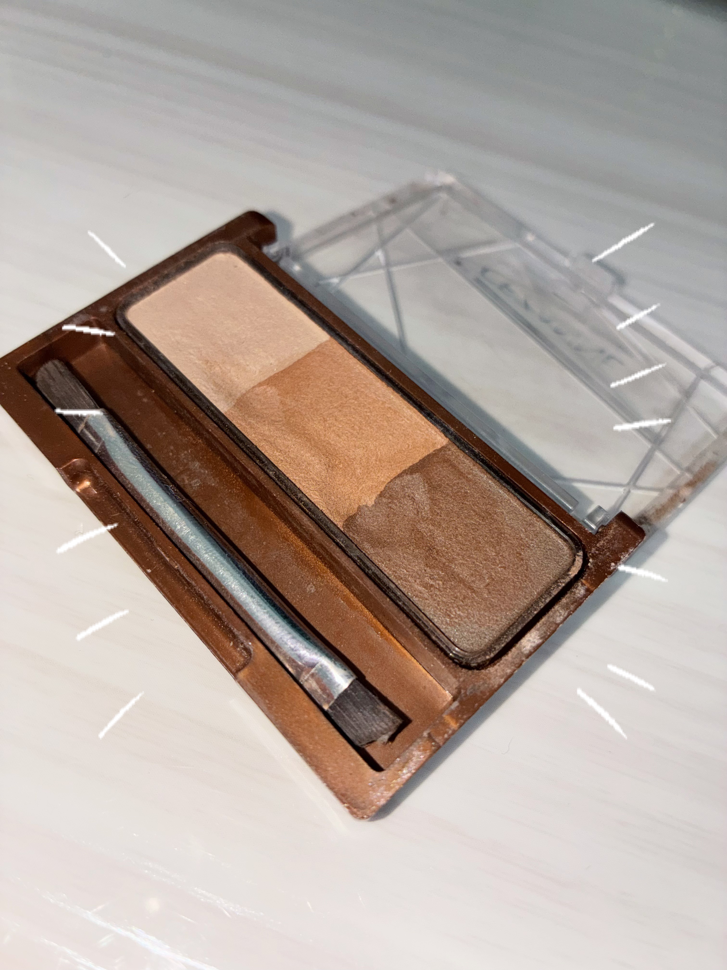 ノーズ＆アイブロウパウダー/CEZANNE/パウダーアイブロウを使ったクチコミ（1枚目）