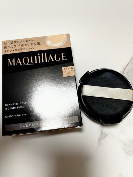 ドラマティックエッセンスクッション グロウ/マキアージュ/クッションファンデーションを使ったクチコミ(3枚目)