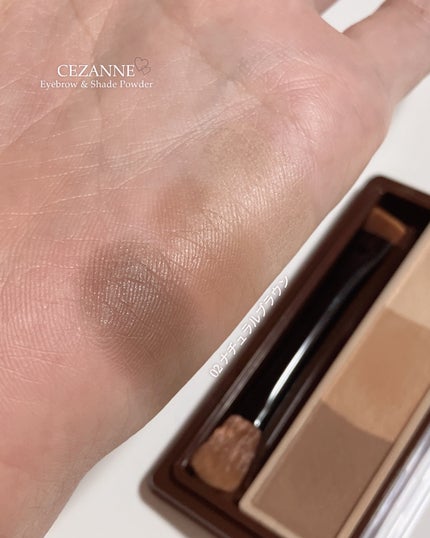 アイブロウ&シェードパウダー/CEZANNE/パウダーアイブロウを使ったクチコミ(5枚目)