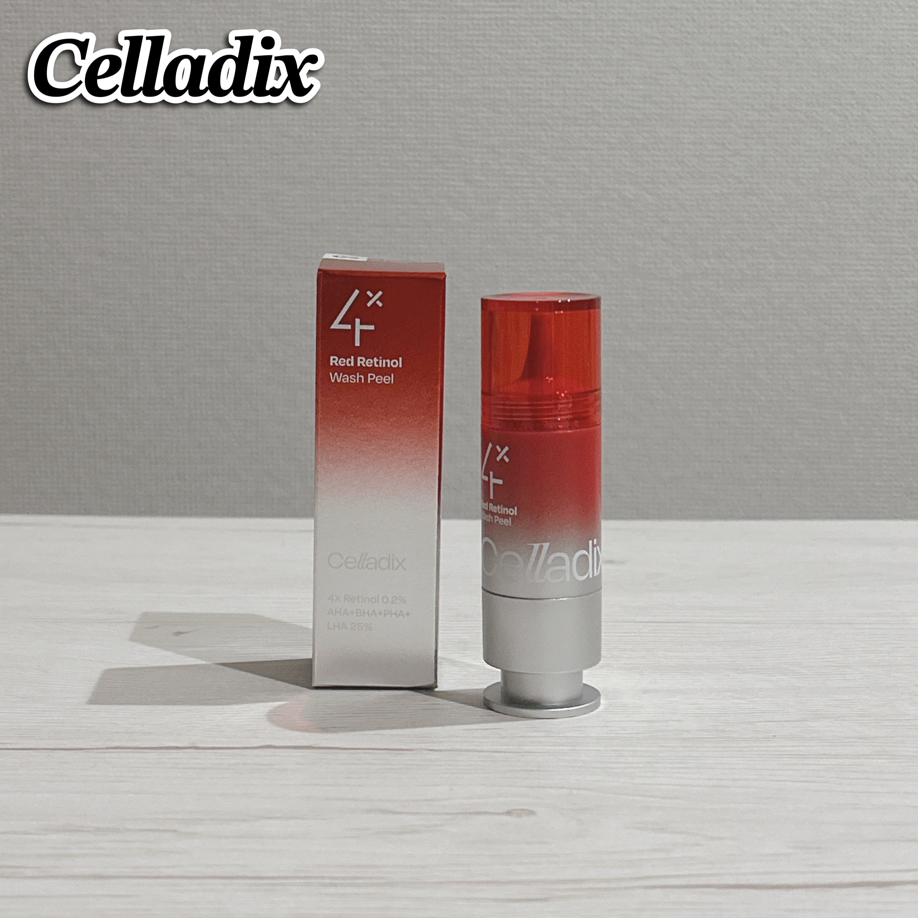 レッドレチノールウォッシュピール/Celladix/ピーリングを使ったクチコミ（1枚目）