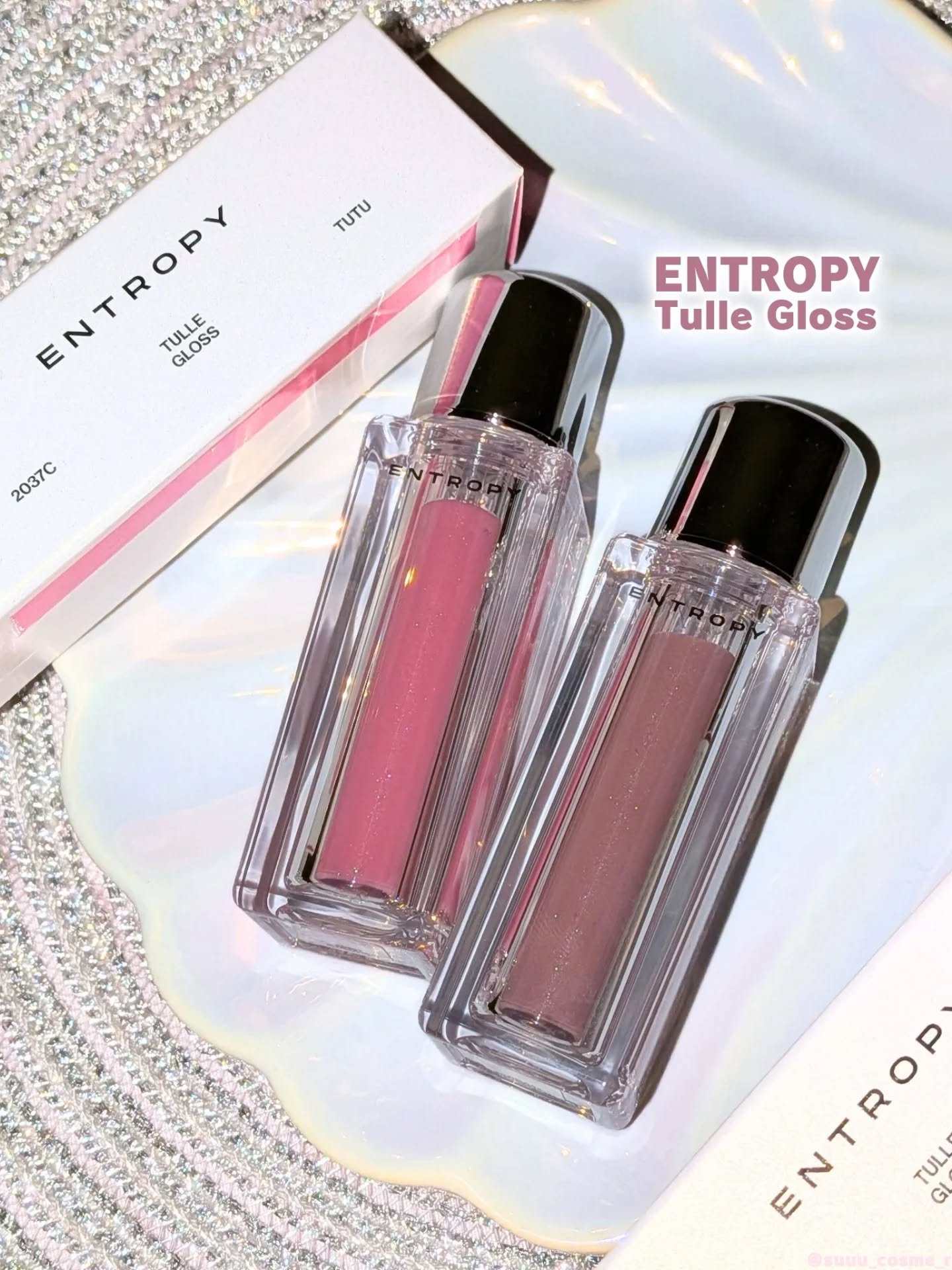 チュールグロス/ENTROPY/リップグロスを使ったクチコミ（1枚目）