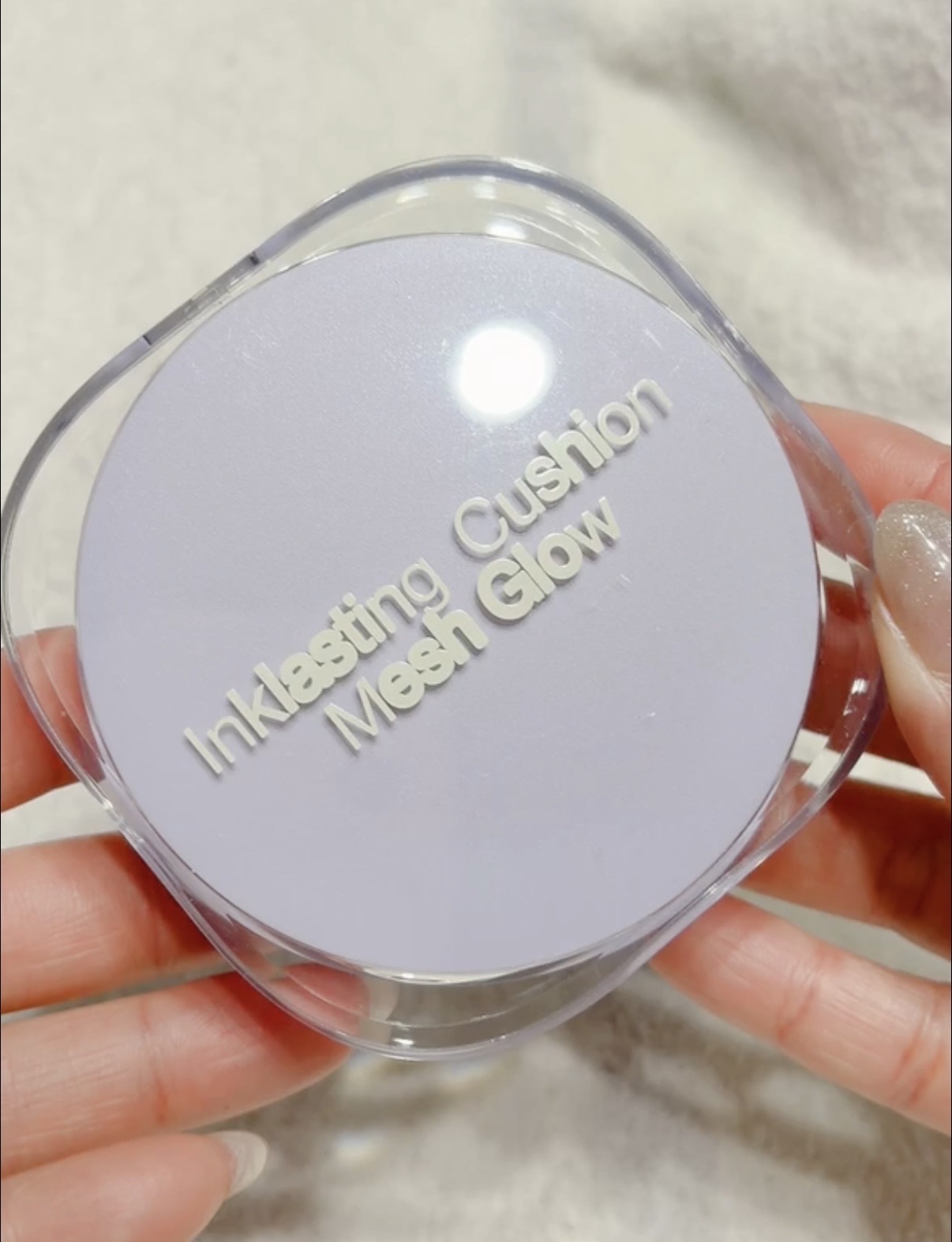 インクラスティングクッションメッシュグロウ/THE FACE SHOP/クッションファンデーションを使ったクチコミ（2枚目）