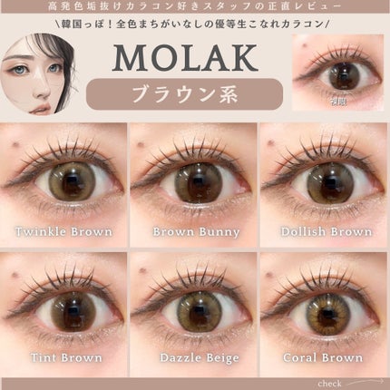 MOLAK 1day/MOLAK/ワンデー(1DAY)カラコンを使ったクチコミ(2枚目)