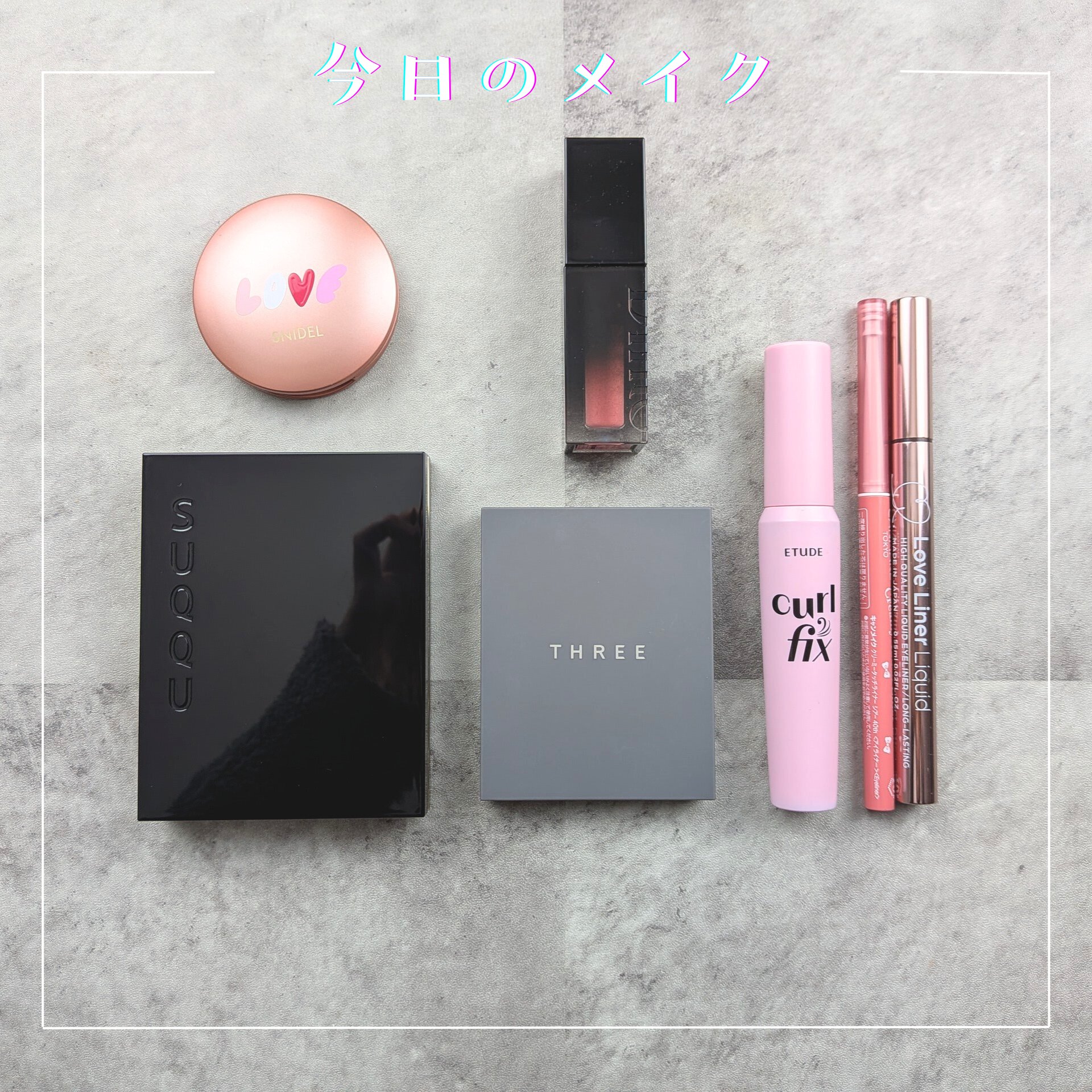 THREE シマリング グロー デュオ R/THREE/クリームハイライトを使ったクチコミ（1枚目）