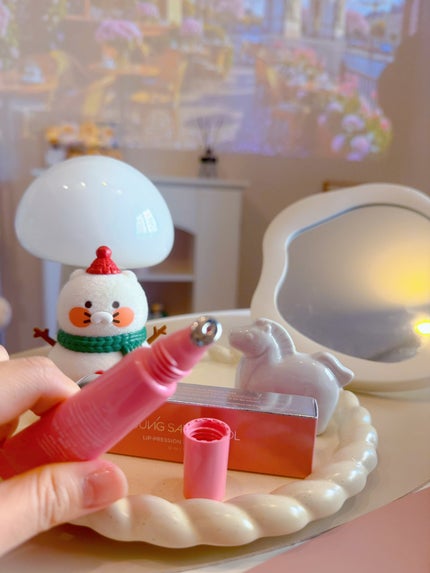 リッププレッションメタルセラムグロス/JUNG SAEM MOOL/リップグロスを使ったクチコミ(1枚目)