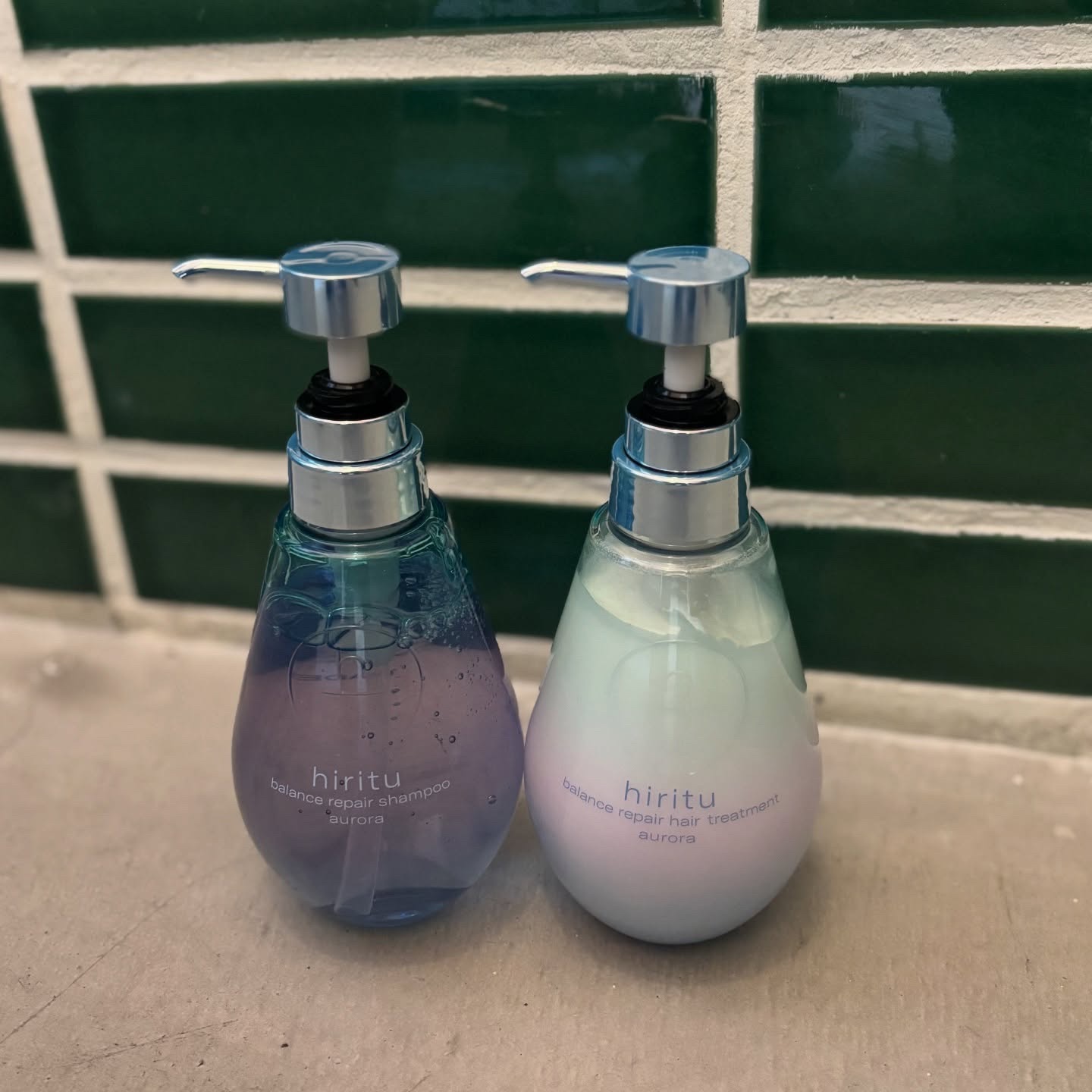 ヒリツ バランスリペアシャンプー/ヘアトリートメント オーロラ ヘアトリートメント本体410g/hiritu/市販シャンプーを使ったクチコミ（2枚目）