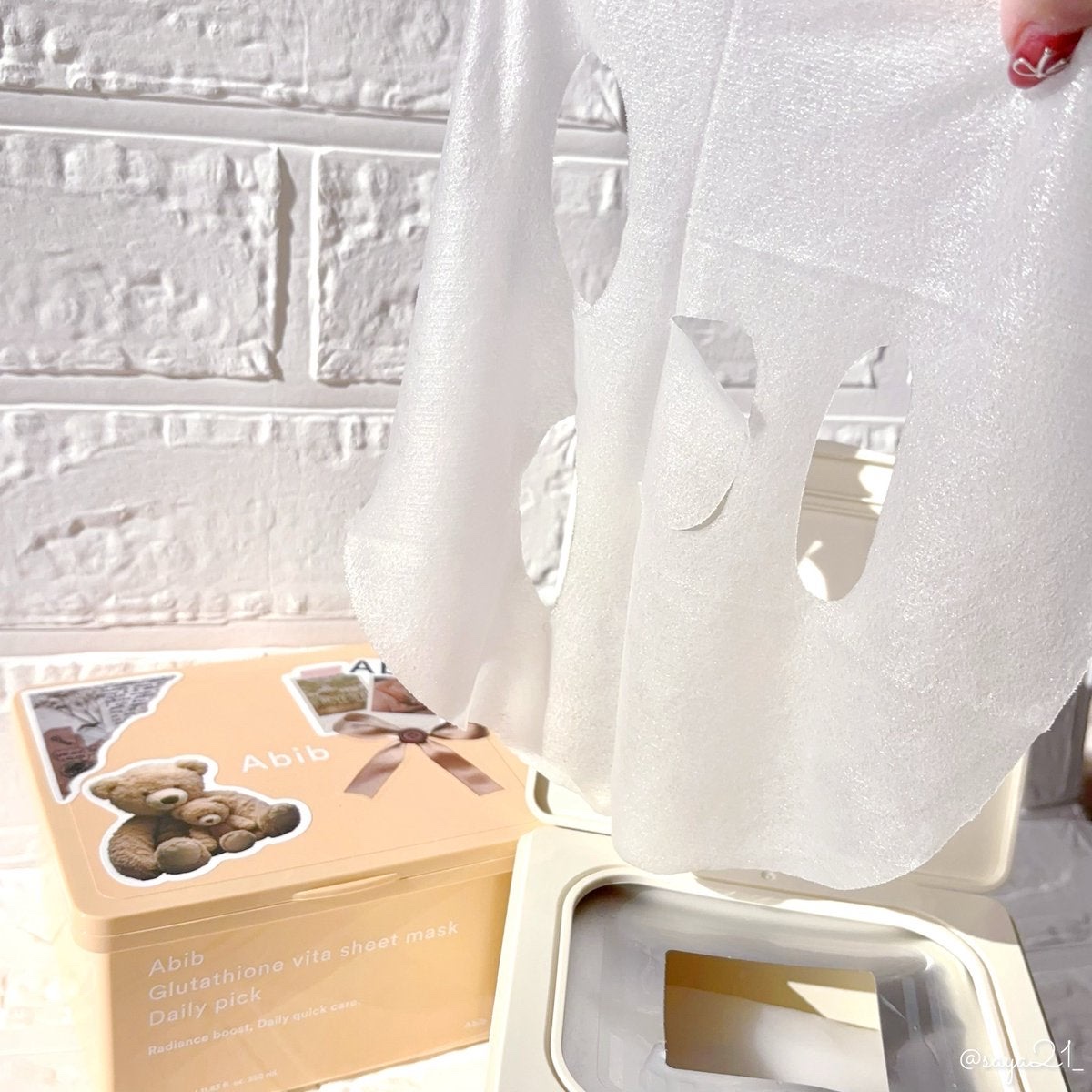 復活草シートマスク デイリーピック/Abib /シートマスク・パックを使ったクチコミ（3枚目）