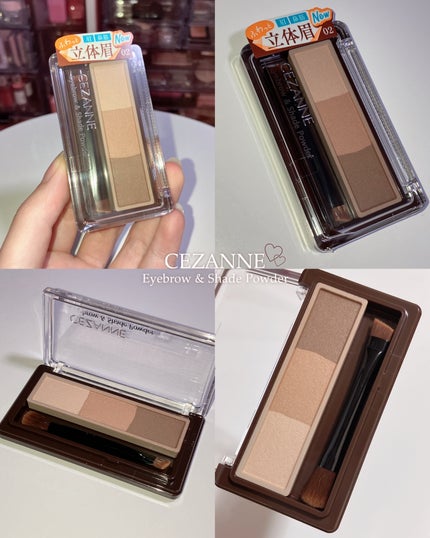 アイブロウ&シェードパウダー/CEZANNE/パウダーアイブロウを使ったクチコミ(1枚目)