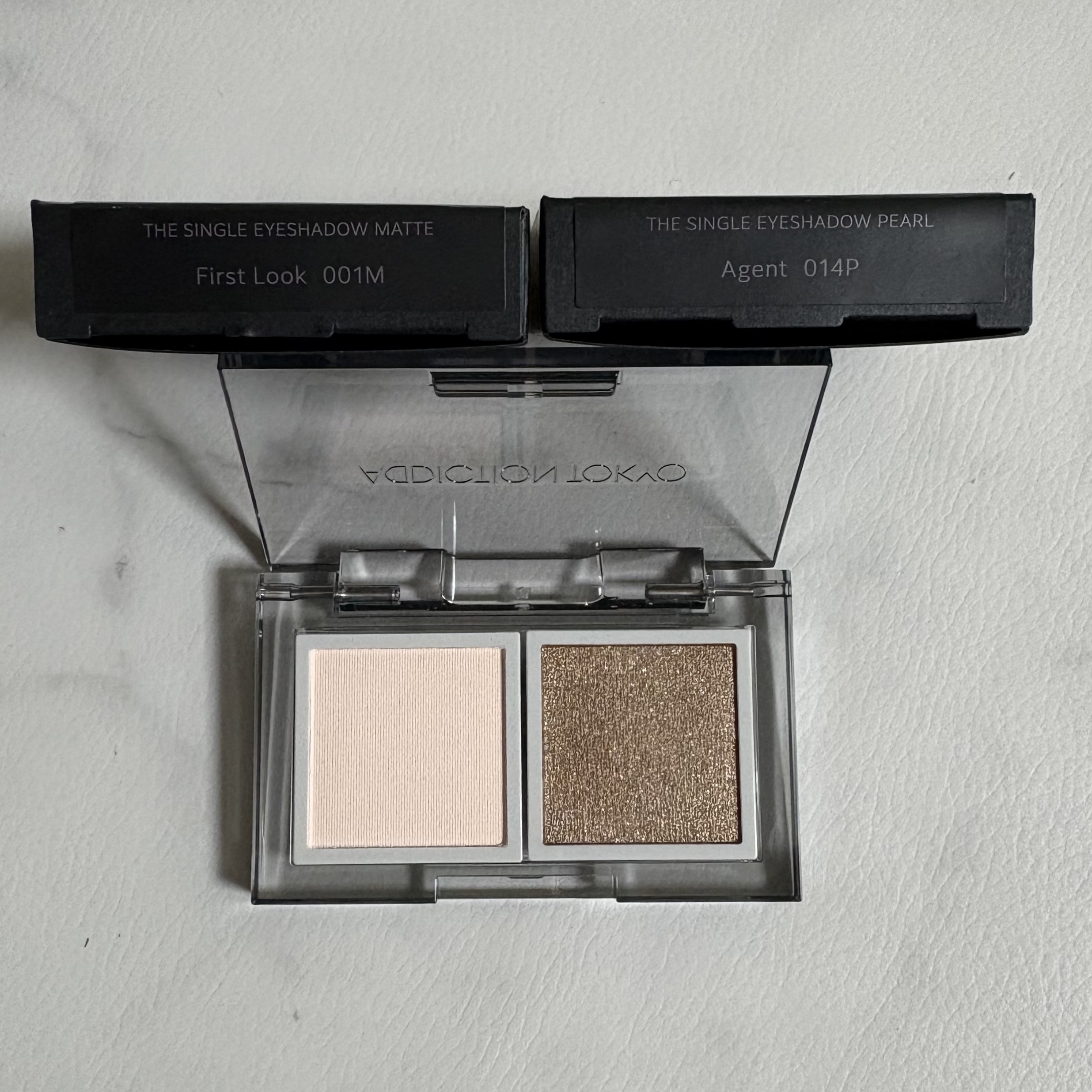 アディクション ザ シングル アイシャドウ マット 001M First Look/ADDICTION/単色アイシャドウを使ったクチコミ（2枚目）