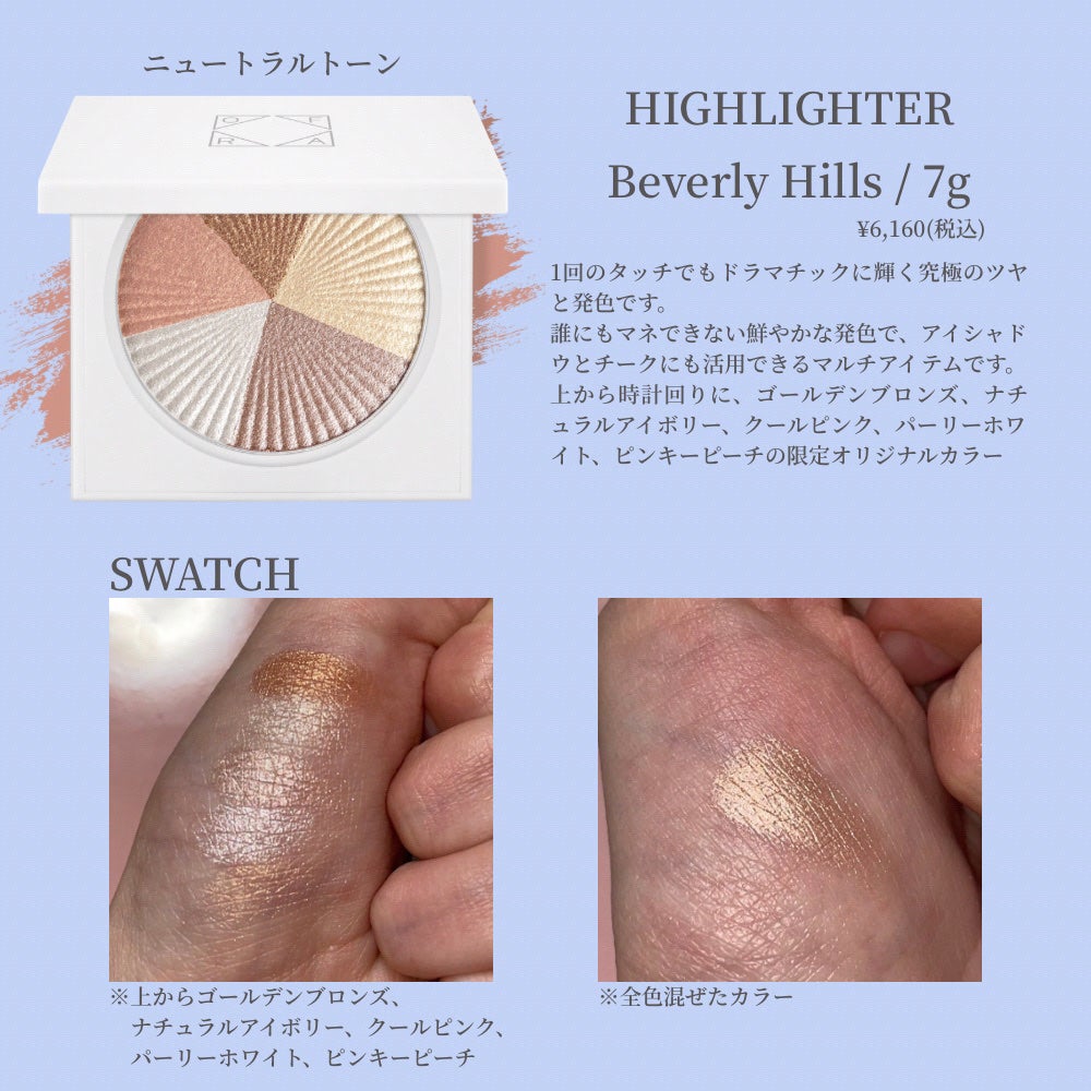OFRA mini Highlighter/Ofra Cosmetics/パウダーハイライトを使ったクチコミ(2枚目)
