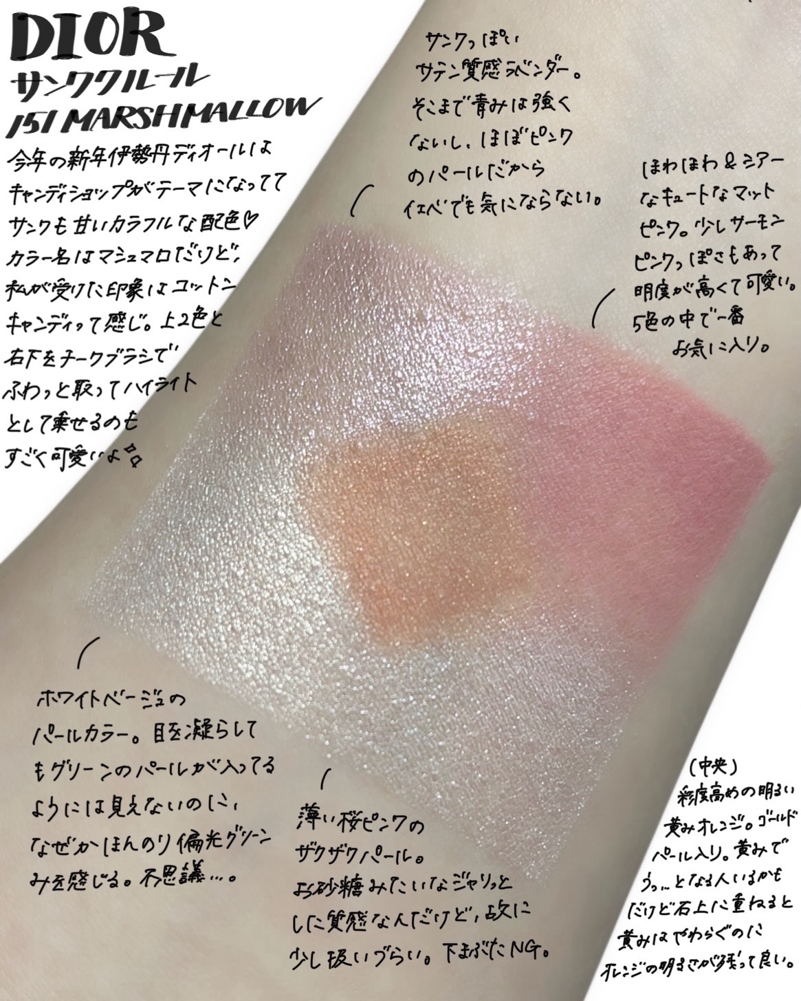 ディオールショウ サンク クルール（スプリング コレクション 2026 限定品）/Dior/アイシャドウを使ったクチコミ（1枚目）