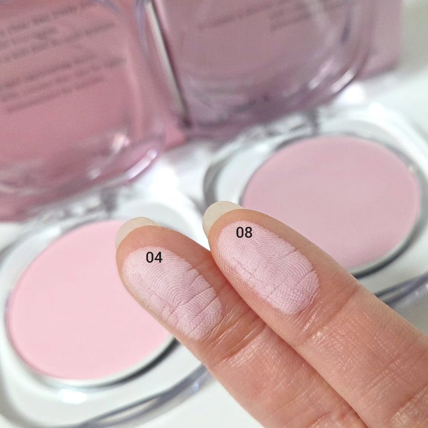 フラッフィーブラッシュ 04 チャイルドライク/Dear.A/パウダーチークを使ったクチコミ（3枚目）