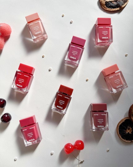 ウォーターダブルラスティングセンティッドティント/INGA/リップティントを使ったクチコミ(1枚目)