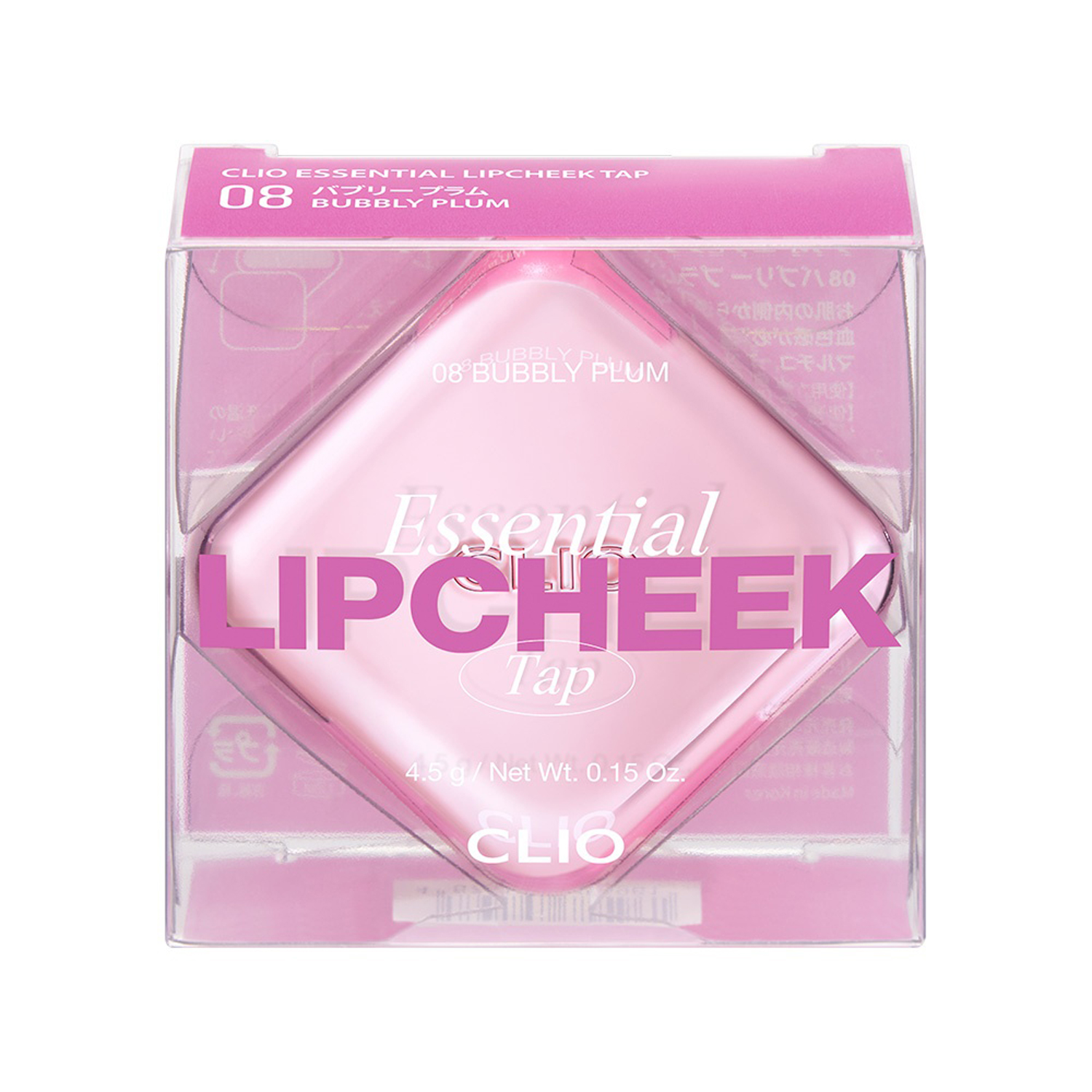 エッセンシャル リップチーク タップ 08 バブリープラム(BUBBLY PLUM)