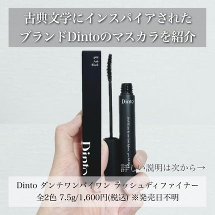 ワンバイワンラッシュディファイナー/Dinto/マスカラを使ったクチコミ(2枚目)
