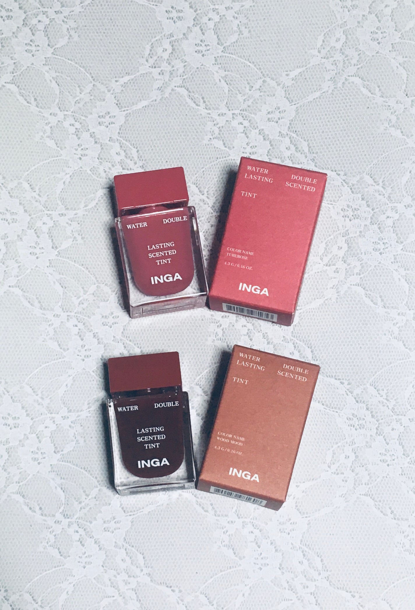 ウォーターダブルラスティングセンティッドティント/INGA/リップティントを使ったクチコミ(1枚目)