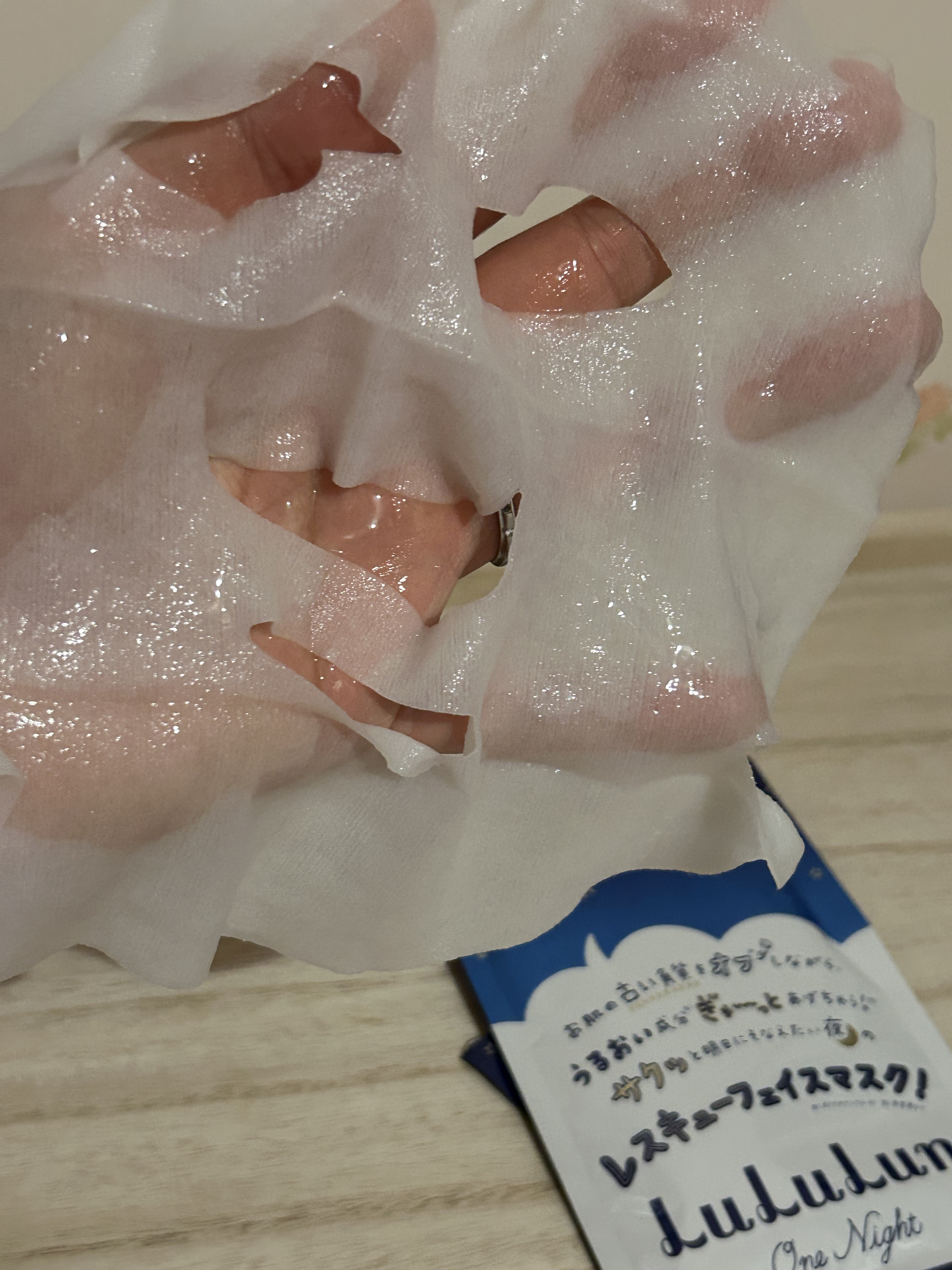 ルルルンワンナイト レスキュー角質オフ/ルルルン/シートマスク・パックを使ったクチコミ（3枚目）