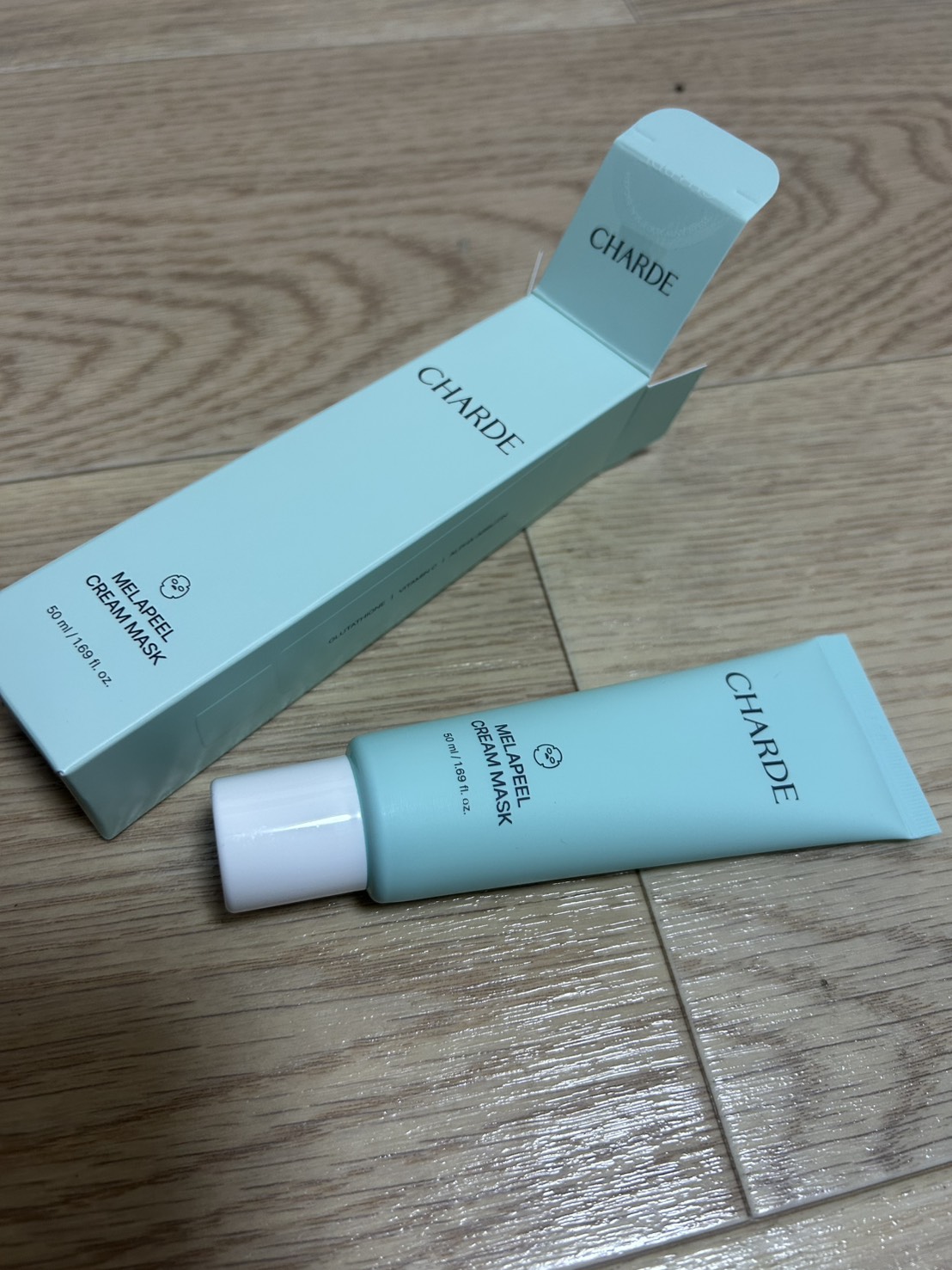 メラピールクリームマスク/CHARDE/ピーリングを使ったクチコミ（1枚目）