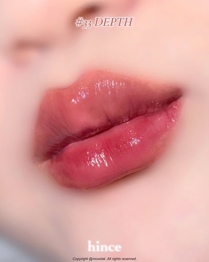 ロウグロウジェルティント/hince/リップティントを使ったクチコミ(5枚目)