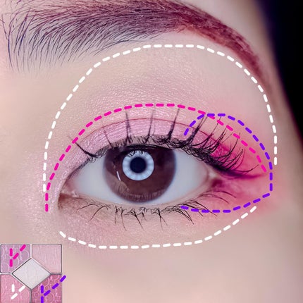 ディオールショウ サンク クルール(スプリング コレクション 2026 限定品)/Dior/アイシャドウを使ったクチコミ(2枚目)