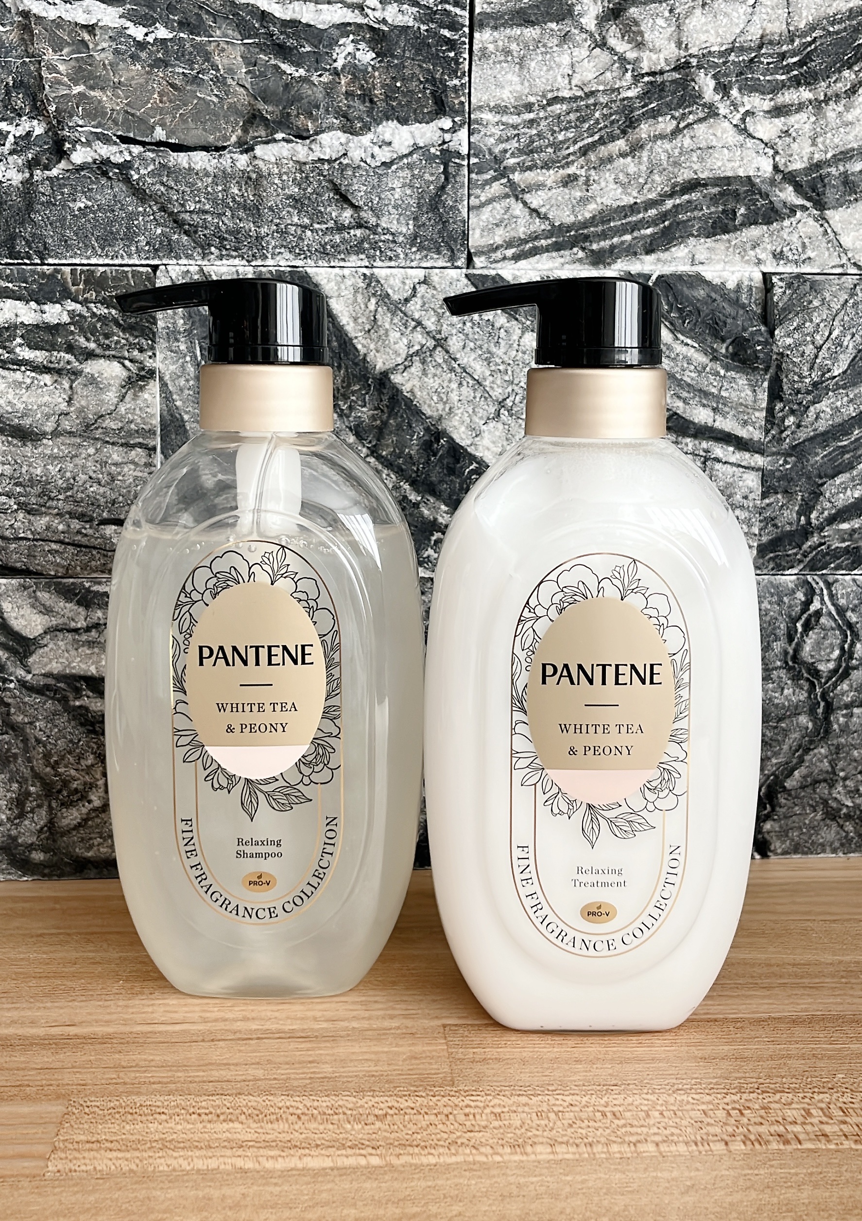 ファインフレグランスコレクション ホワイトティー＆ピオニーの香り リラクシングシャンプー/トリートメント/パンテーン/市販シャンプーを使ったクチコミ（1枚目）