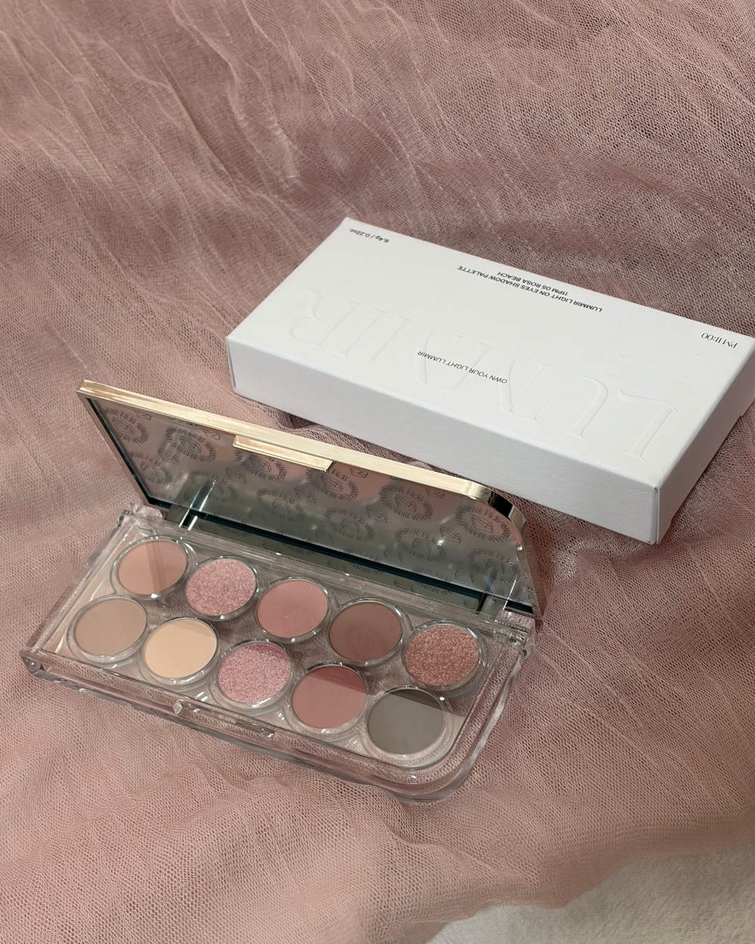 ライト オン アイズ シャドウ パレット/Lummir/アイシャドウパレットを使ったクチコミ（3枚目）