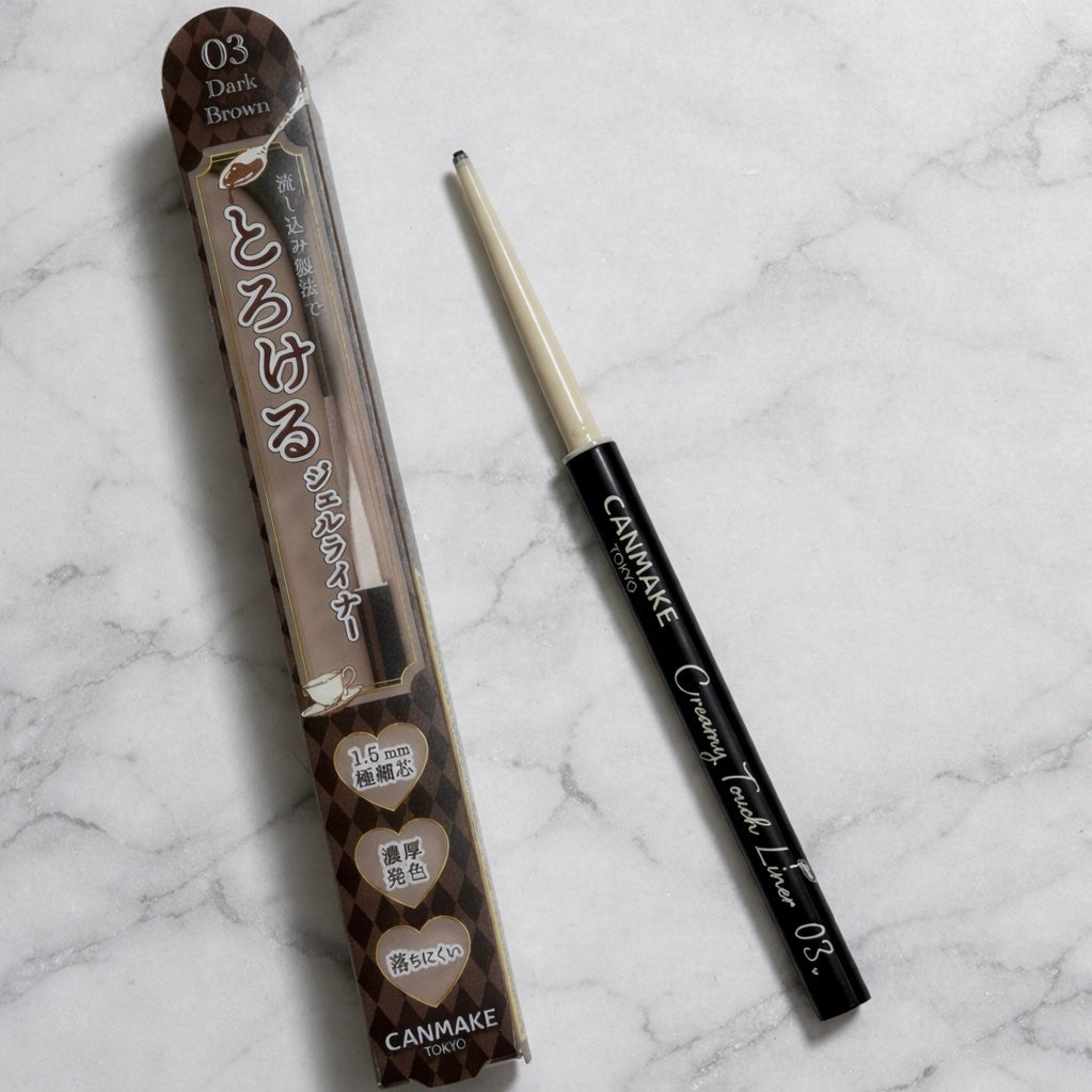 クリーミータッチライナー/キャンメイク/ジェルアイライナーを使ったクチコミ(1枚目)