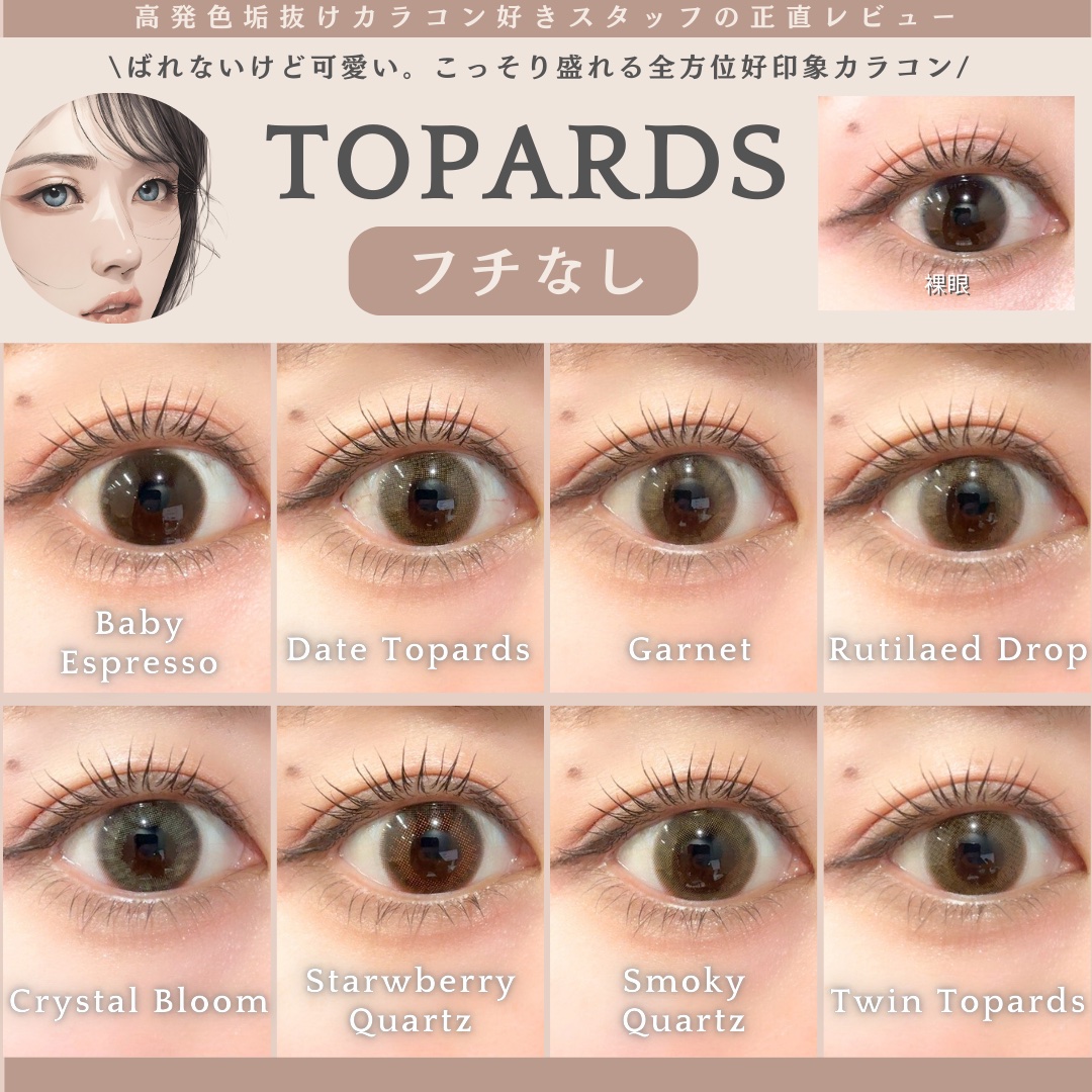 TOPARDS 1day/TOPARDS/ワンデー（１DAY）カラコンを使ったクチコミ（3枚目）