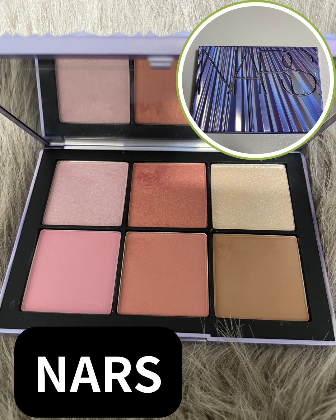 エシリアル オーラ ブラッシュパレット/NARS/パウダーチークを使ったクチコミ(1枚目)
