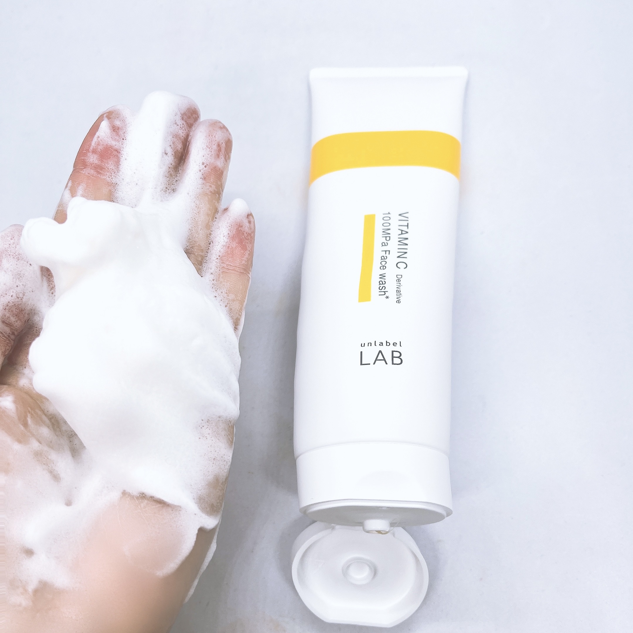 unlabel ラボ V フェイスウォッシュのクチコミ「unlabel アンレーベル ラボ V フェイスウォッシュを使用しました😊
気になる毛穴汚れ・.....」（3枚目）