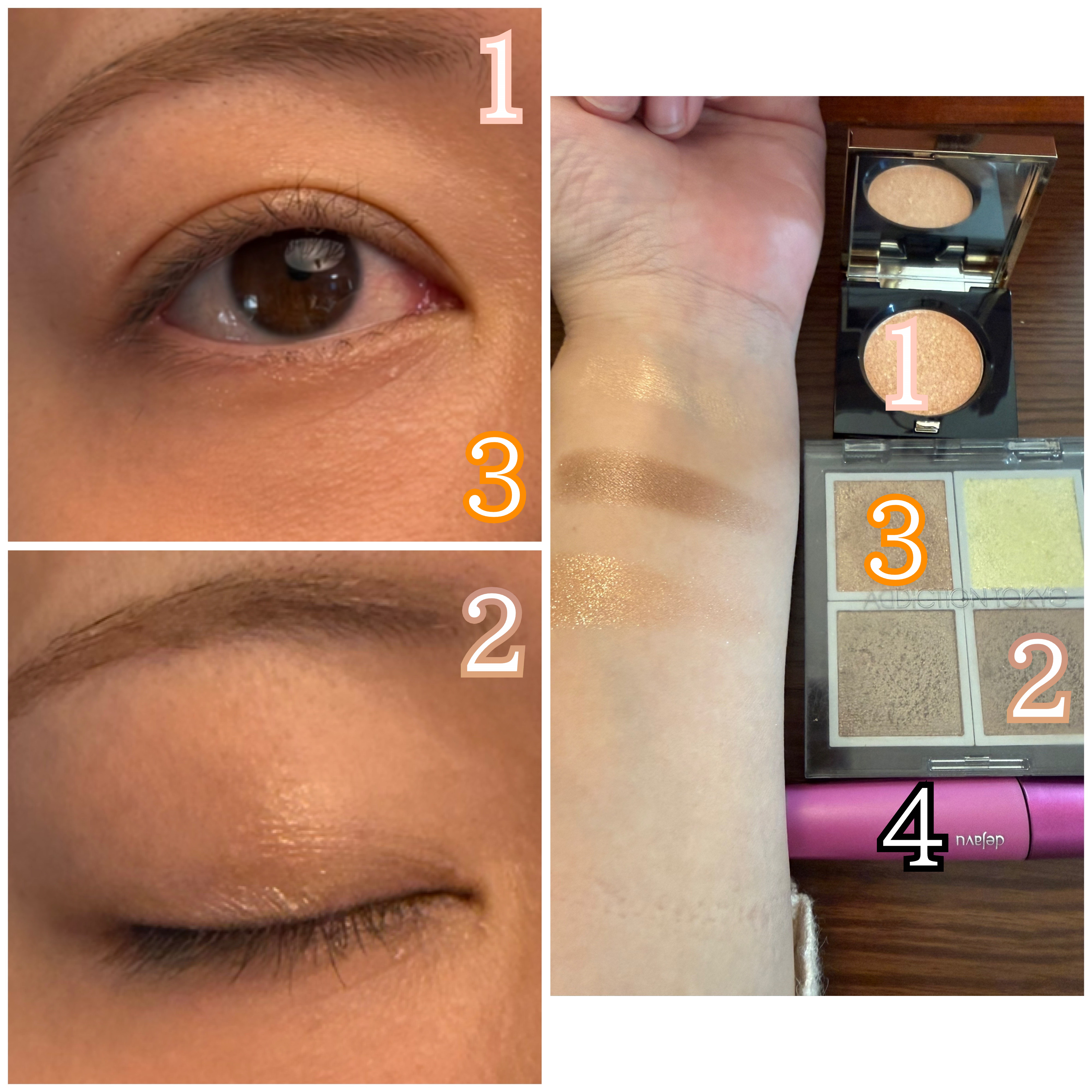 アディクション ザ シングル アイシャドウ スパークル 011SP Wrap Time/ADDICTION/単色アイシャドウを使ったクチコミ（2枚目）