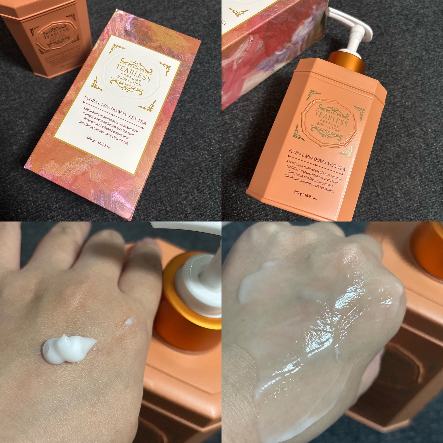 フローラルメドウスイートティー  ボディーローション/TEABLESS/ボディローションを使ったクチコミ（2枚目）