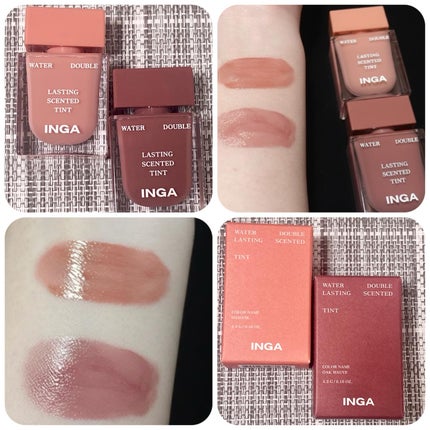 ウォーターダブルラスティングセンティッドティント/INGA/リップティントを使ったクチコミ(2枚目)