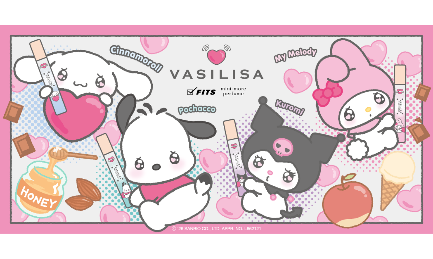 ミニモアパフュームからサンリオコラボのミニ香水が登場のサムネイル