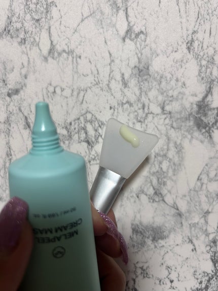 メラピールクリームマスク/CHARDE/ピーリングを使ったクチコミ(2枚目)