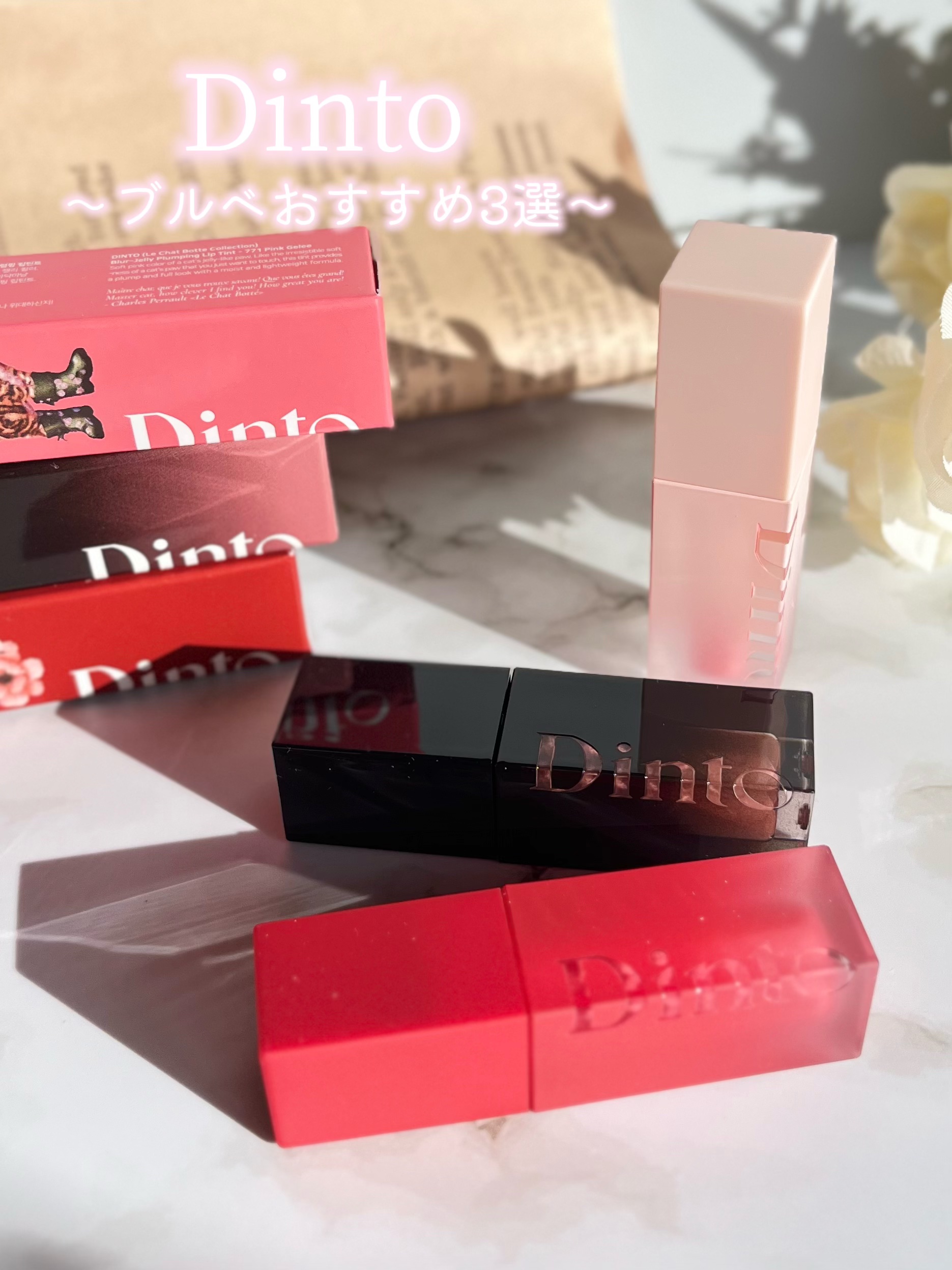 ブラーグロイリップティント/Dinto/リップティントを使ったクチコミ（1枚目）