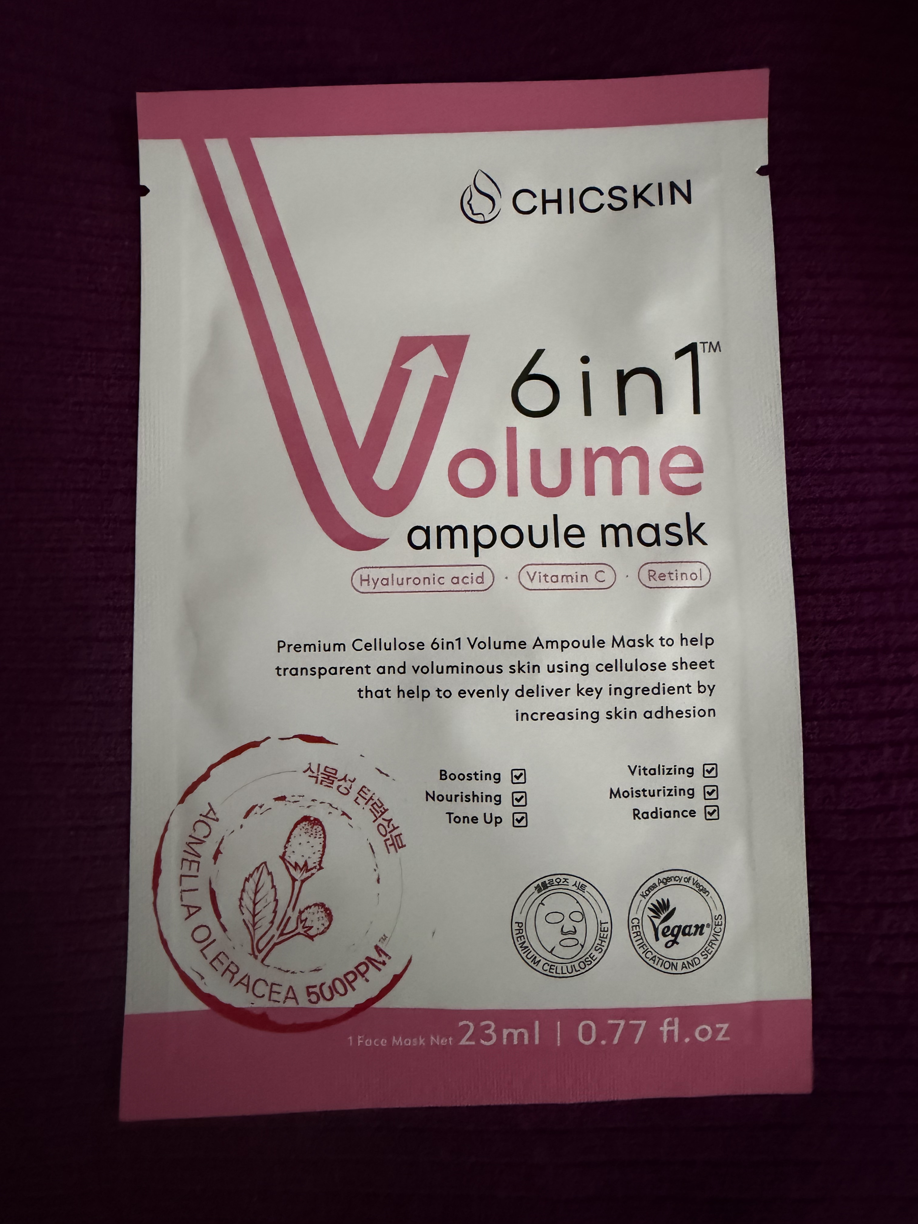 6in1ボリュームアンプルマスク/CHICSKIN/シートマスク・パックを使ったクチコミ（1枚目）