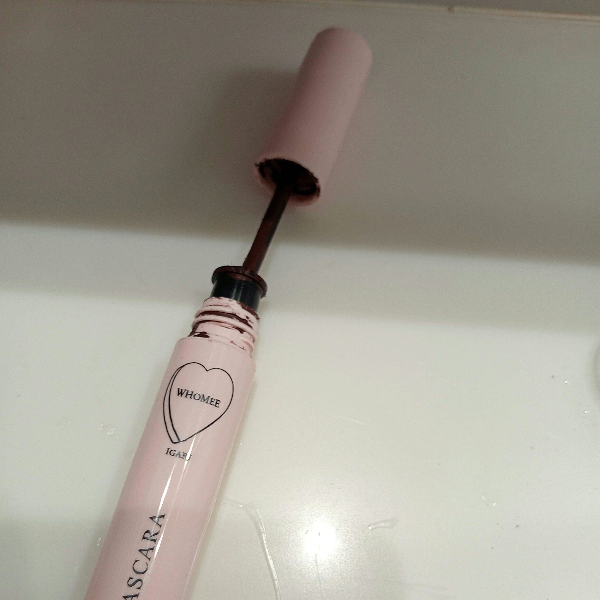 ロング＆カールマスカラ Ｎ チョコブラウン/WHOMEE/マスカラを使ったクチコミ（1枚目）