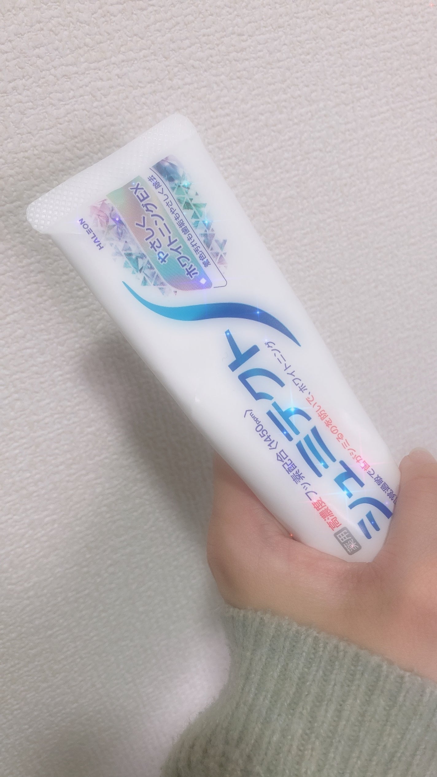 シュミテクト高濃度フッ素配合優しくホワイトニングEX/シュミテクト/歯磨き粉を使ったクチコミ(1枚目)