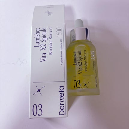 ダーメラ ルミショット・Wビタセラム/Dermela/美容液を使ったクチコミ(3枚目)