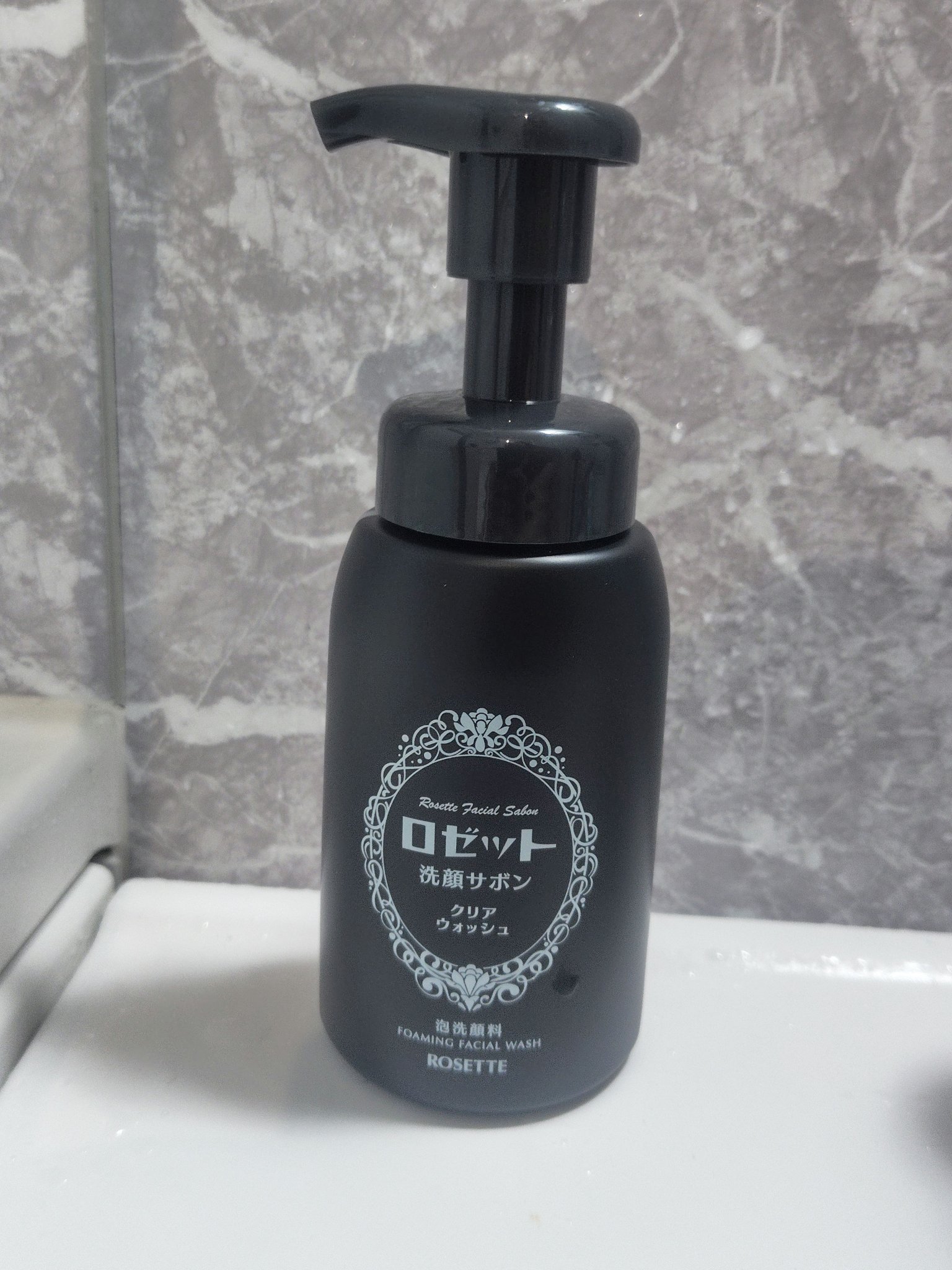 ロゼット洗顔サボン クリアウォッシュ 180mL/ロゼット/泡洗顔を使ったクチコミ（1枚目）