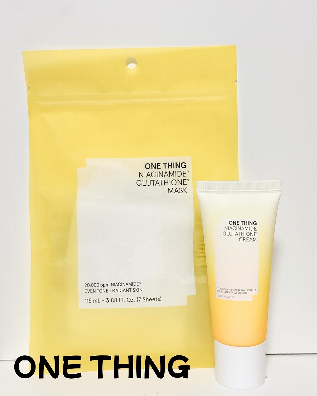 ♡
♡
♡

#PR
#ONETHINGプレゼント
#パウダールーム体験団プレゼント

【ONE THING】
「ナイアシンアミド グルタチオンマスク（7枚入り）」
「ナイアシナミド グルタチオンクリーム」

@onething_offic