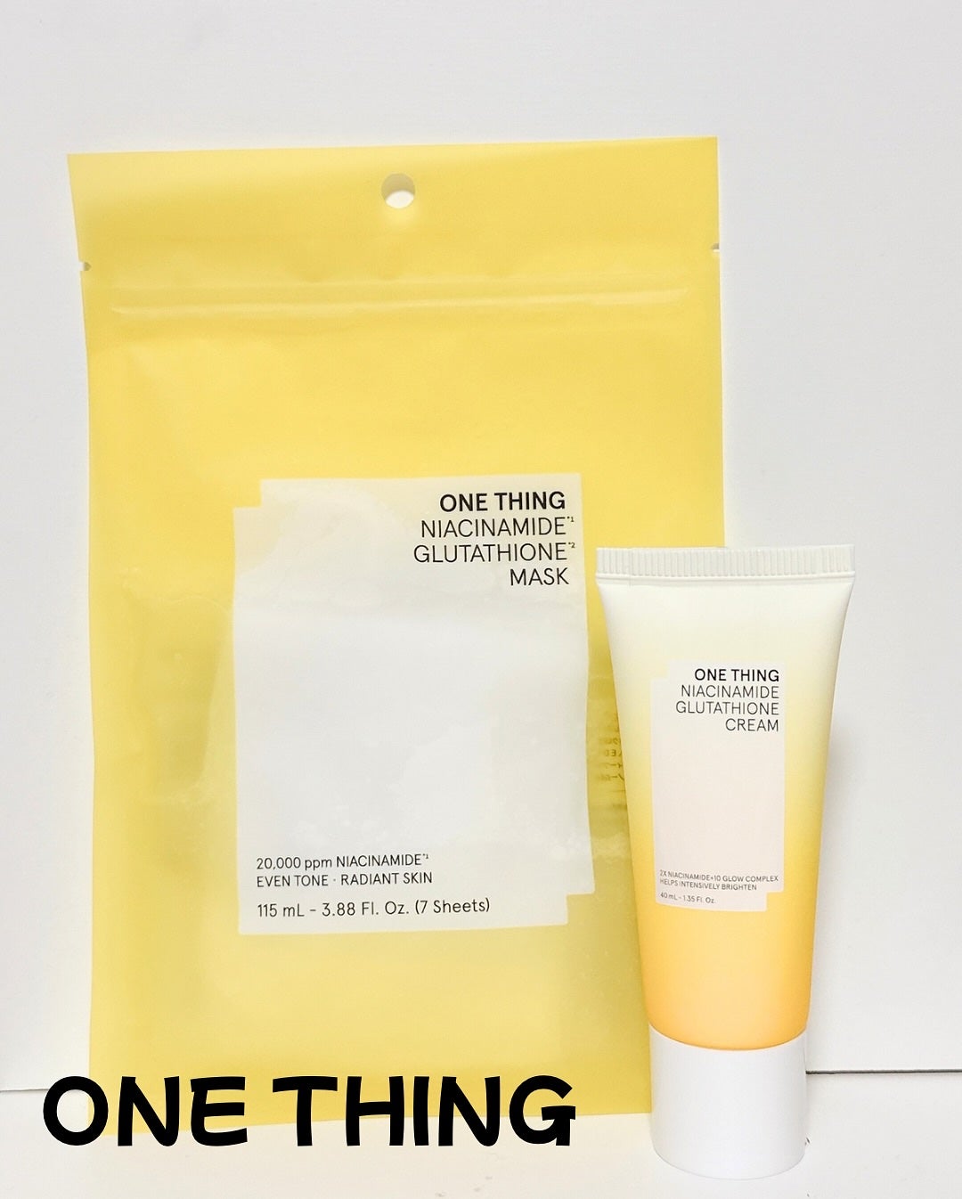 ナイアシンアミドグルタチオンマスク/ONE THING/シートマスク・パックを使ったクチコミ(1枚目)