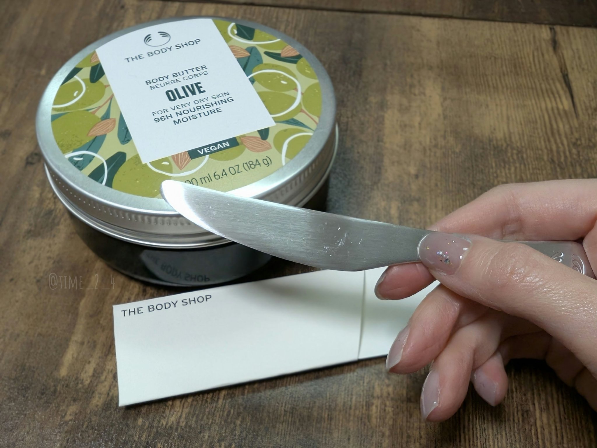 再生アルミスパチュラ/THE BODY SHOP/その他スキンケアグッズを使ったクチコミ（2枚目）