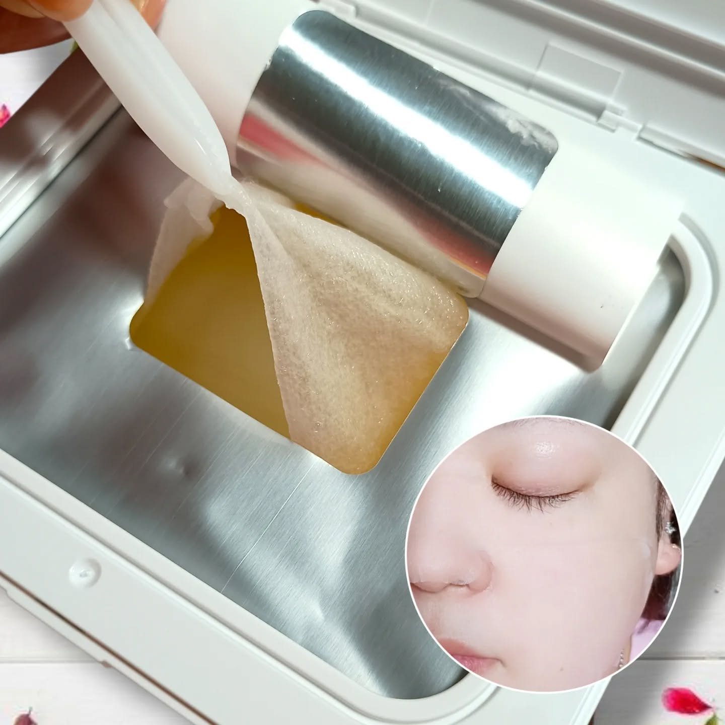 ビタミンC(*⁶)パンテノールマスク/MIJIN COSMETICS/シートマスク・パックを使ったクチコミ（3枚目）