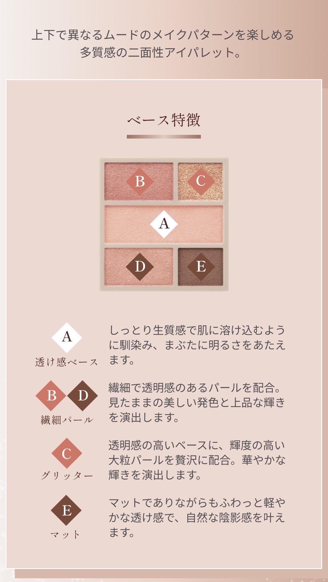 ダブル ムード アイズ/Visée/アイシャドウパレットを使ったクチコミ（3枚目）