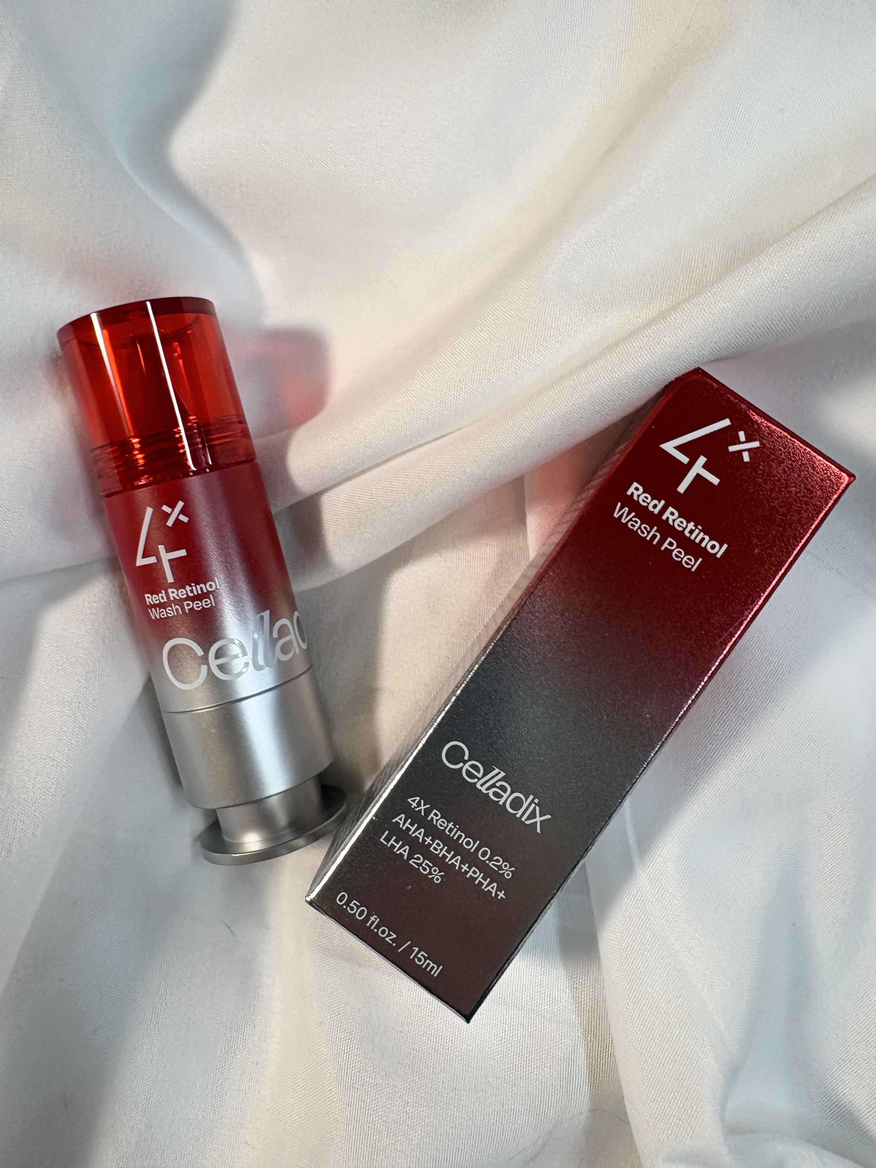 レッドレチノールウォッシュピール 15ml/Celladix/美容液を使ったクチコミ（1枚目）