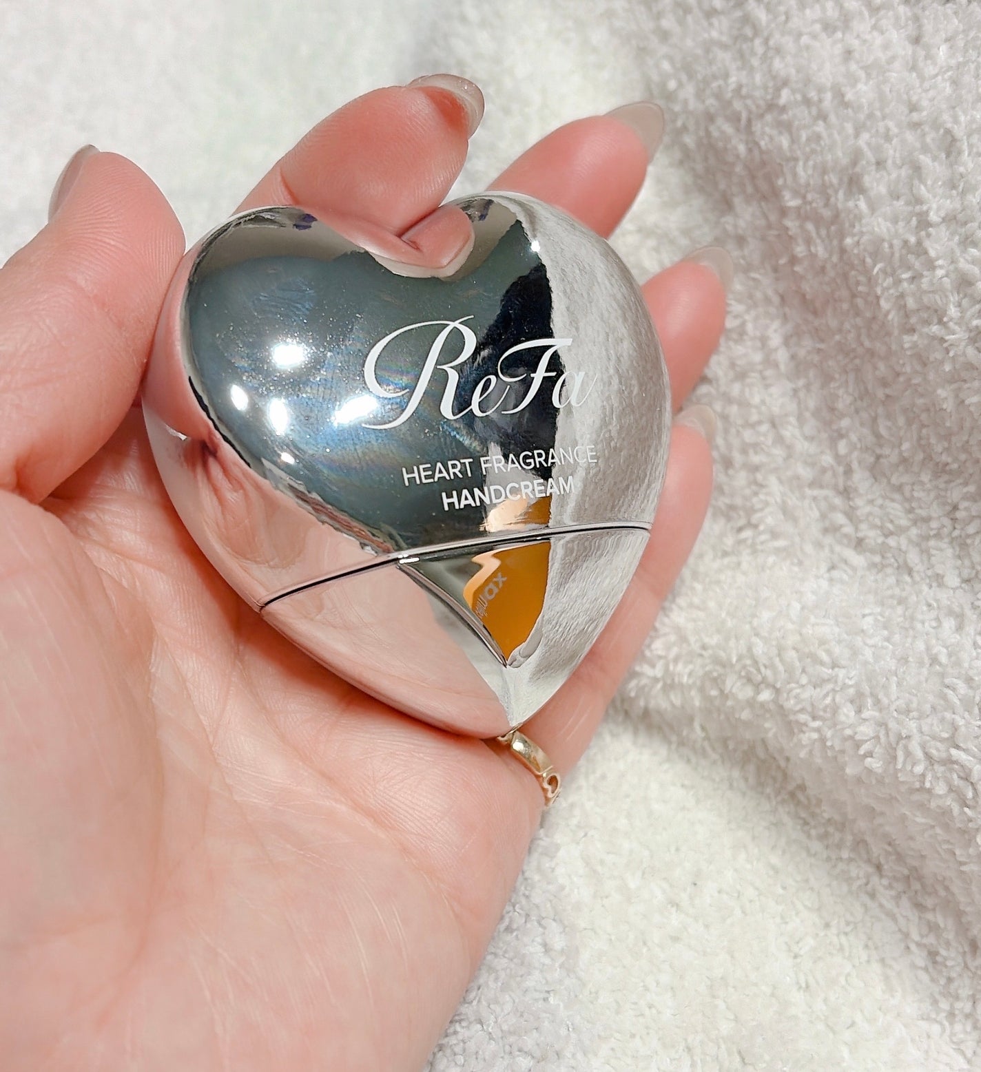 ReFa HEART FRAGRANCE HANDCREAM Silver/ReFa/ハンドクリームを使ったクチコミ(3枚目)